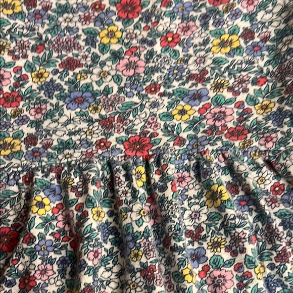 GAP Red and Blue Casual Dress with Floral Print - Picture 3 of 6
